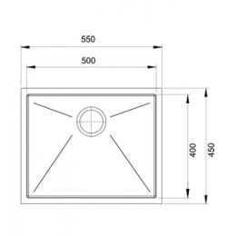 Cuba Gourmet 500 Embutir Aço Inox - Construinox